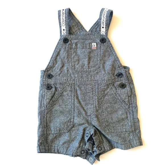 Calvin Klein Infant Baby Boy Overall Set - Picture 3 of 13